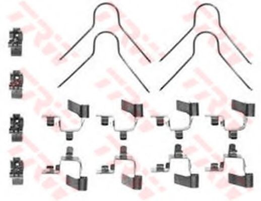Set accesorii, placute frana LEXUS ES (VCV10_, F1, VZV21_, F2) (1989 - 1997) TRW PFK291