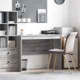 vidaXL Birou de scris Gri sonoma MDF, Furnir 100 x 50 x 76 cm Rezistent