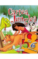 Povesti cu puzzle - Cartea junglei PlayLearn Toys foto