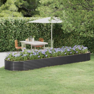 Gossi strat inaltat gradina 396x100x36 cm otel vopsit electrostatic foto
