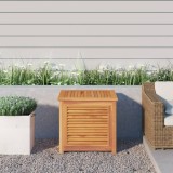 Cumpara ieftin Ladă depozitare grădină cu geantă, 60x50x58 cm, lemn masiv tec