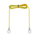 Cablu legatura impamantari multiple AgroElectro bare metalice M12 papuc inelar &Oslash;12mm 1.5m