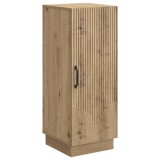 vidaXL Bufet Stejar Artizanal 33 x 34,5 x 87 cm Lemn prelucrat 895294