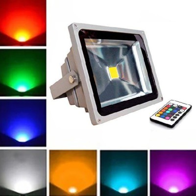 Proiector LED COB 20W, RGB, IP65, 220V foto