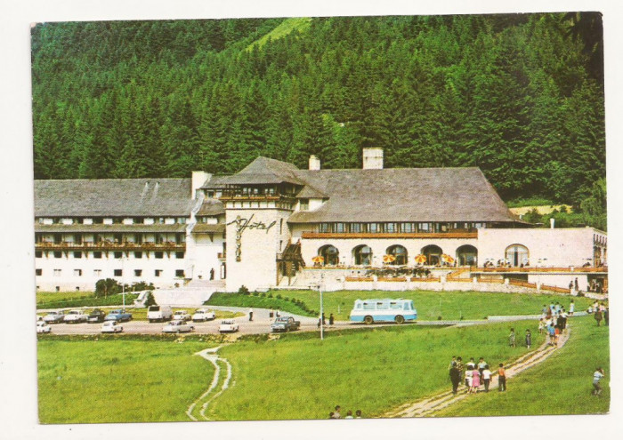 Carte Postala veche - Brasov, Hotel Sport - Circulata 1970