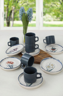 Set pentru ceai, Keramika, 275KRM1648, Ceramica, Multicolor foto