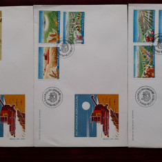 1982-Lp1055,1056-20 de ani de la colectivizare,serie+col.dant.-marea hotie- FDC