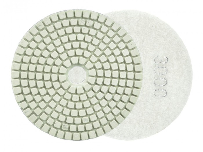 Disc diamantat pentru slefuirea umeda a gresiei, granulatie 3000, Geko G78916