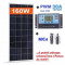 Panouri solare fotovoltaice 165W NOI -12V + regulator controller 30A GRATUIT