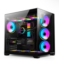 PC Gaming Elite Black i9 9940x RTX 2080 X299 TUF DDR4 32gb SSD 1TB Refurbished foto