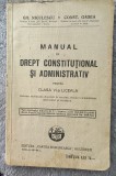 Gh.Nicuescu si Const.Gadea-Manual de drept constitutional si administrativ cls VI-a liceala