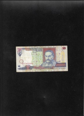 Ucraina 10 grivne hryvna 2000 seria7850481 foto