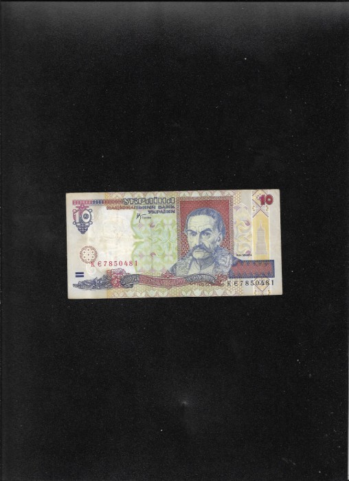 Ucraina 10 grivne hryvna 2000 seria7850481
