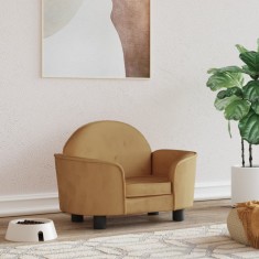 Gossi pat de caini, maro, 66x40x45 cm, catifea