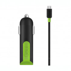 Set Incarcator Auto+Cablu Date Micro Usb Goui Viper G-CCM3A-03 2xUSB 3.1A 1.5m Negru