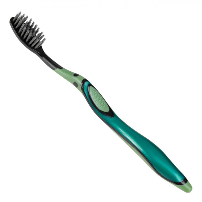 Periuță de Dinți, DentalClean, Petrol Metalizat, Peri Moi, Antibacteriană, M&acirc;ner Ergonomic