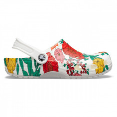 Sabo?i Femei casual Crocs Classic Printed Floral Clog foto