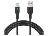 Cablu USB 2.0 AKYGA AK-USB-62, USB A la USB C nichelat, 1m negru