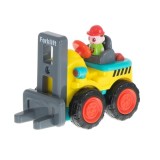 Cumpara ieftin Stivuitor cu sofer pentru copii, de jucarie, plastic, 7 x 4 x 6 cm, multicolor