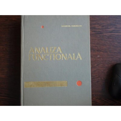 ANALIZA FUNCTIONALA - ROMULUS CRISTESCU foto