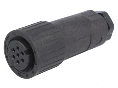Conector Circular Mufă CM IP67 7 Pini Placare Argintată foto