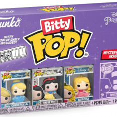 Set 4 Figurine Funko Bitty Pop Disney Princess Cinderella Snow White Aurora