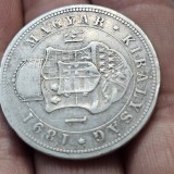 Ungaria 1 Forint 1891 KB , argint