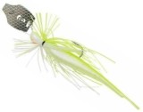 Chatterbait SAVAGE GEAR Crazy Swim Jig, Yellow White, 12.5cm, 14.5g, 1buc/pac