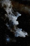 Tablou Canvas Cosmic: Fantoma Delicată &icirc;n Cosmosul Infinit, 26 x 39 cm, CMCLASS