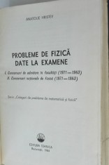 Probleme de fizica date la examene 1971 - 1983