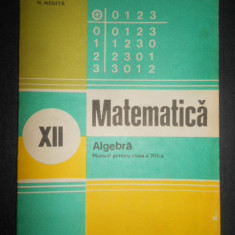 Ion D. Ion - Matematica. Algebra. Manual pentru clasa a XII-a (1984)