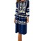 Rochie dama casual RL25 albastru , marimea XL