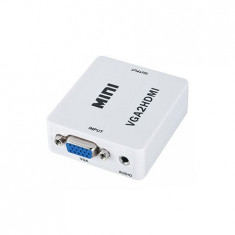ADAPTOR VGA &amp;amp; AUDIO IN - HDMI OUT EuroGoods Quality foto