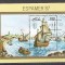 Cuba 1987 Ships, UPU, perf. sheet, used AA.031