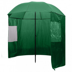 Umbrela pentru pescuit, verde, 240x210 cm