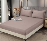 Cumpara ieftin Husa Pat cu Elastic Damasc 3 Piese 180x200 cm + Fete Perna 50x75 cm