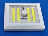 Lampa led portabila cu baterii, putere 12W 4xCOB, fixare magnet, variator, lumina rece, NAN014