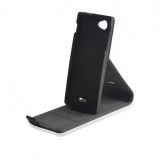 Husa piele Stand Samsung Galaxy S5 G900 Slim Flip Negru