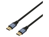 Cablu; DisplayPort mufă,din ambele părţi; textilă; Lung: 2m