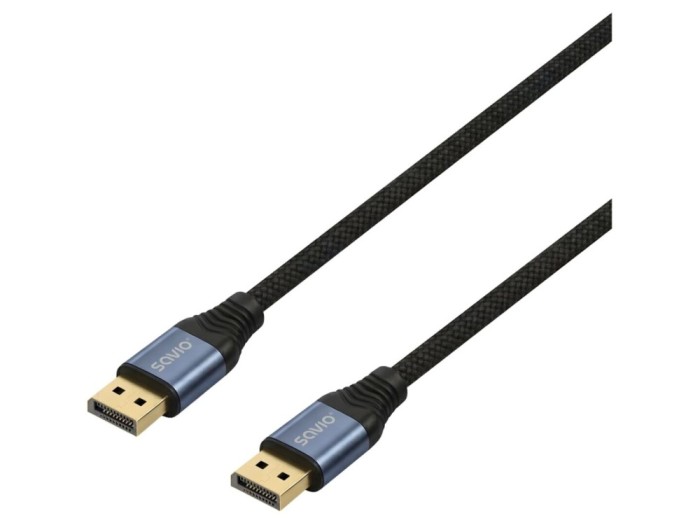 Cablu DisplayPort 2.1 3m textil