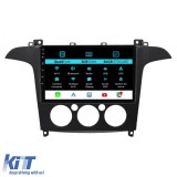 Navigatie Android Dedicata Ford S-Max (2006 - 2015), 9Inch, 2Gb Ram, 64Gb Stocare, Carplay, Clima manuala Performance AutoTuning, General