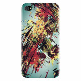 Husa silicon pentru Apple Iphone 4 / 4S, Complex Abstract Colorful 3D Drawing