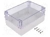 Carcasa policarbonat, 121mmx171mmx80mm, IP65, GAINTA - G 223C