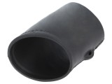 Fiting termocontractibil &icirc;n unghi, fără adeziv, 16 mm, neagră