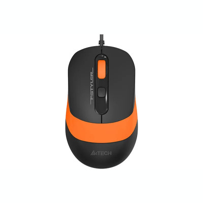Mouse A4TECH cu fir negru / portocaliu FM10 Orange foto