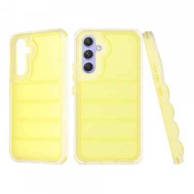 Husa pentru Samsung Galaxy A54 A546, Techsuit, Wave Shield, Galbena foto