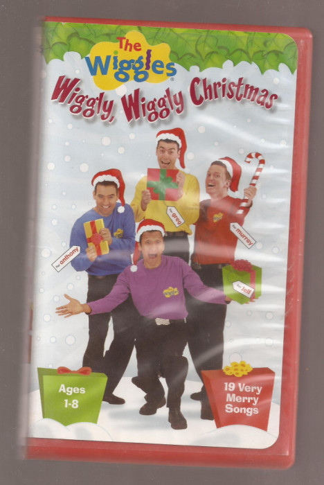 Casete video VHS - The Wiggles - Wiggly, Wiggly Christmas - Limba Engleza