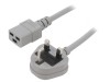 Cablu Alimentare 3x1,5mm2 2m Gri 13A