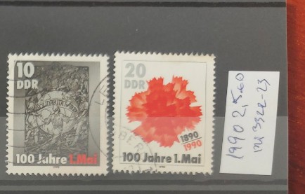TS21 - Timbre serie DDR 1990 Mi 3322-23