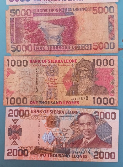 Bancnote Sierra Leone